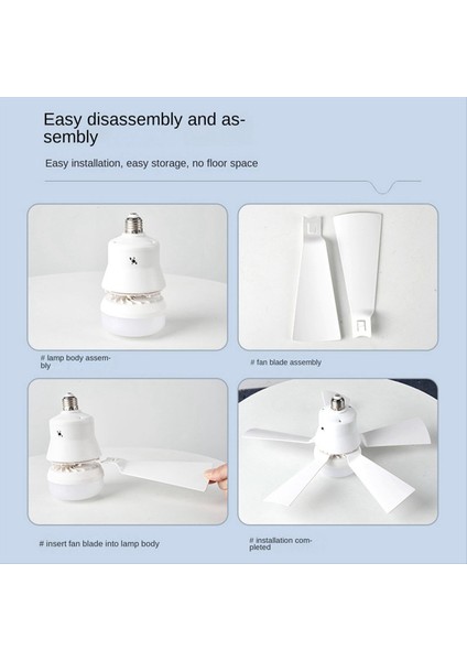 E27 Tabanlı, Uzaktan Kumandalı, Küçük Tavan Tipi Soketli Vantilatörlü Işık, Yatak Odası Mutfak (Yurt Dışından) fırsatları