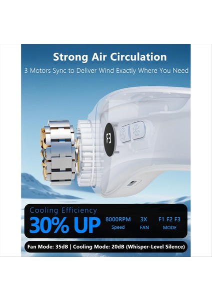 Boyun Klima Fanları, Plakalı 2'si 1 Arada Soğutma Fanı, 5200MAH Pil ile Çalışır, Dış Mekan/iç Mekan/seyahat Için (Yurt Dışından) modelleri