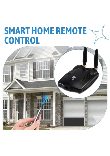 433 Mhz Köprü Dönüştürücü Wifi Sinyali Akıllı Ev Uzaktan Kumanda Ağ Geçidi Perde Garaj Kapısı (Yurt Dışından) fırsatları