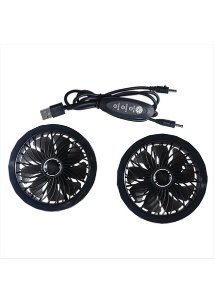 Mobil Klima Fan Sarma Fırçasız Motor USB Yaz Soğutma Giysiler Dış Mekan Havalandırma Taşınabilir (Yurt Dışından)