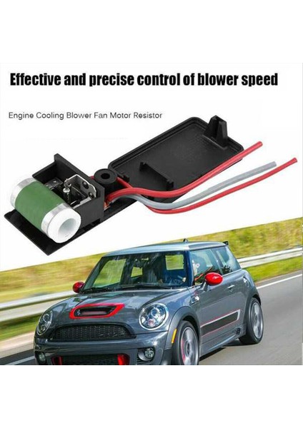 2 Adet 17117541092R Araba Motoru Soğutma Radyatörü Fan Motoru Direnci R50 R52 R53 2003-2008 Otomobil Parçaları Için (Yurt Dışından) fiyatları