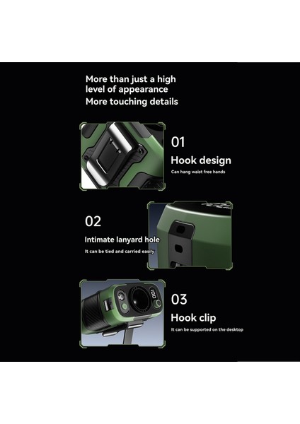 Taşınabilir Bel Vantilatörü 6000MAH Şarj Edilebilir Açık Hava Boyun ve Bel Klipsi Güçlü Güç Bankası ve Kamp Aydınlatması (Yurt Dışından) fırsatları