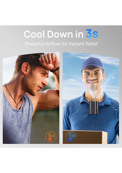 100 Hızlı Yüksek Hızlı Gücüne Sahip Ultra Uzun Pil B'li Açık Hava Taşınabilir Bel Askılı Mini Vantilatör (Yurt Dışından) fiyatları