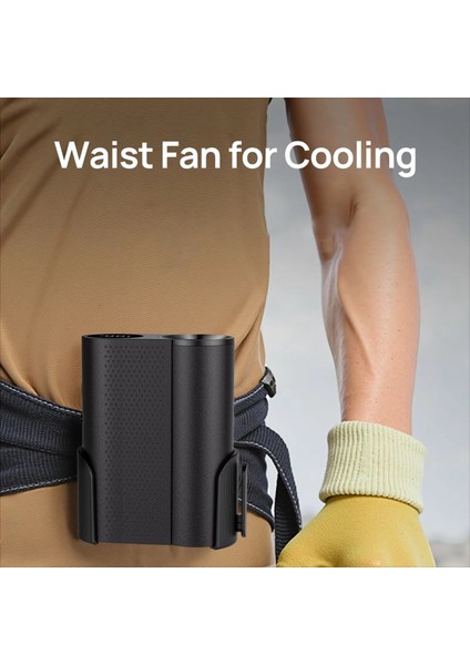 100 Hızlı Yüksek Hızlı Gücüne Sahip Ultra Uzun Pil B'li Açık Hava Taşınabilir Bel Askılı Mini Vantilatör (Yurt Dışından) fırsatları