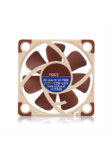 -A4X10 5V Pwm Kasa Fanı 3 Pinli 40X40X10MM Ince Akıllı Sıcaklık Kontrolü Ultra Küçük Cpu Soğutma (Yurt Dışından)