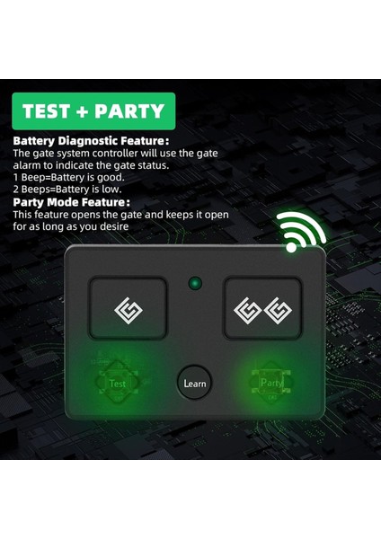 Kapı Açacağı Için 2'li Paket Axp1 Axs1, Açıcı Uzaktan Kumandası Tüm Tekli Ve/veya Çiftli Sistemlere Uyar (Yurt Dışından) indirimleri