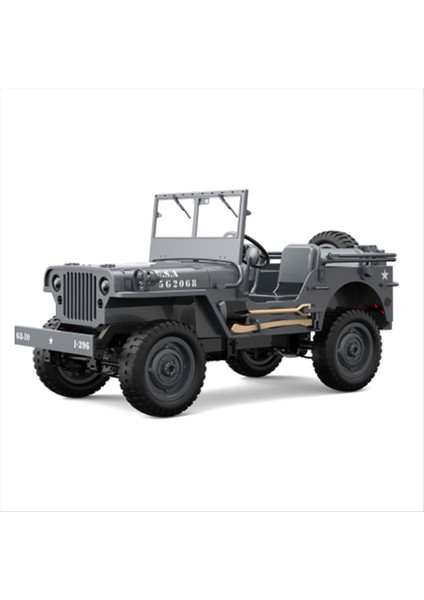 1/10 Rc Araba 2.4g Rc 1941 4WD Rtr Paletli Tırmanma Ölçekli Kamyon Offroad Araç Yetişkin Oyuncakları Çocuklar Için Hediye Gri (Yurt Dışından)