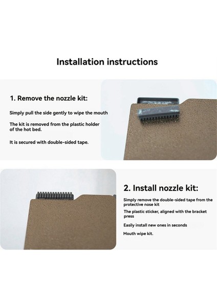 A1 Mını Sarf Malzemeleri Fırça Silikon Temizleme Aracı Mini Için 9 Parçalı 3D Yazıcı Aksesuarları (Yurt Dışından) indirimleri