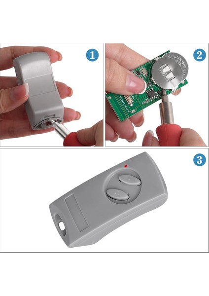 RSE2-433, RSC2-433, RSZ1-433, 433MHZ El Tipi Verici Için 2'li Garaj Kapısı Açma Uzaktan Kumandası (Yurt Dışından) fiyatları