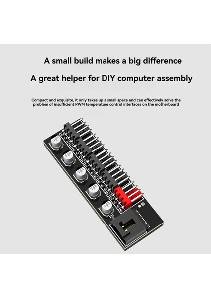 5 Portlu Masaüstü Bilgisayar Soğutucu Soğutma Fanı Hub Pwm Ayırıcı Kontrol Adaptörü 4 Pin Için 1'den Hub'a (Yurt Dışından) modelleri
