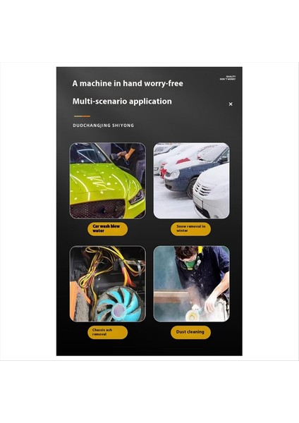 Violent Turbo Fanlı Elde Taşınabilir Yüksek Güçlü Dış Mekan Saç Kurutma Makinesi Araç Üstü Ekstra Büyük Sarı 5 Pil Paketi (Yurt Dışından) fırsatları