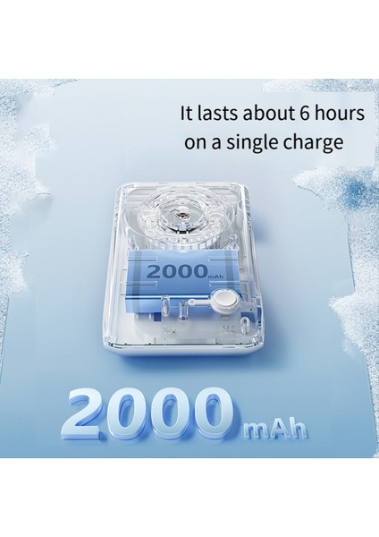 Bel Klipsli ve Boyun Askılı Tasarıma Sahip Şarj Edilebilir Taşınabilir Vantilatör, Kamp ve Açık Hava Aktiviteleri Için Eller Serbest Soğutma (Yurt Dışından) modelleri