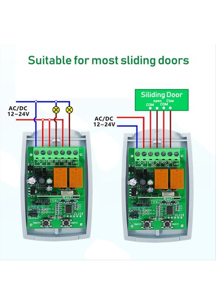 Wifi Garaj Kapısı Sürgülü Kapı Açacağı Tuya Akıllı Anahtar Kablosuz Uzaktan Kumanda 12V 24V Alıcı Döner Kod (Yurt Dışından) indirimleri