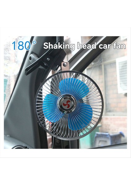 Inç 12V Araç Taşınabilir Soğutma Fanı Yaz Otomatik Küçük Klipsli 180° Salınımlı Düşük Gürültülü Hava Soğutucu Kamyon Için (Yurt Dışından) fiyatları