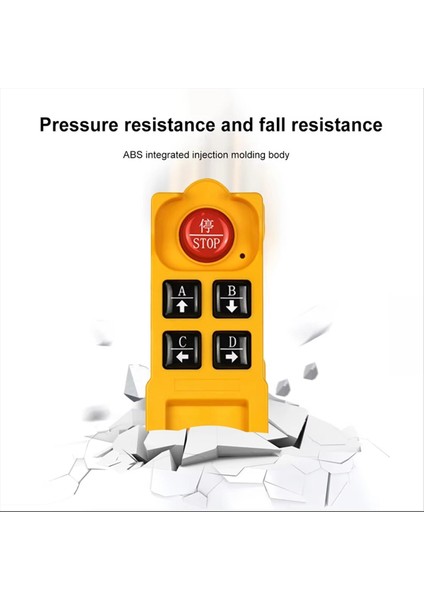 Endüstriyel Kullanım Için Su Geçirmez Uzaktan Kumanda Çoğaltıcı 433.92MHZ 4 Düğmeli Uzun Mesafe Vinç Kontrol Cihazı (Yurt Dışından) modelleri