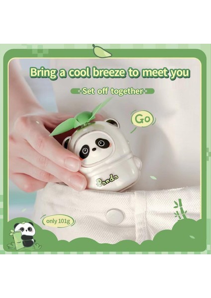Panda Temalı El Tipi Vantilatör, USB Şarj Edilebilir Mini Taşınabilir Vantilatör, Yumuşak Kanatlar, Düşük Gürültü, Dış Mekan Kullanımı Için Ideal, Seyahat Dostu (Yurt Dışından) modelleri