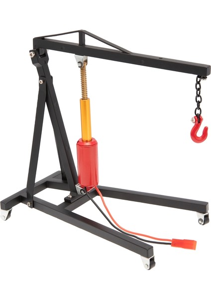 1/10 Rc Paletli Araç Trx4 Eksenel SCX10 Için Metal Elektrikli Vinç Motor Bakım Braketi Standı Jakı, Siyah (Yurt Dışından)