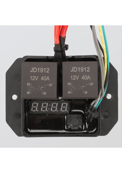 Dijital Radyatör Fan Kontrol Cihazı Anahtarı 12V 0444 Ayarlanabilir Sıcaklık Aralığı Elektrikli Termal Fan Anahtarı Kiti (Yurt Dışından) fırsatları