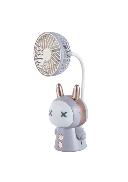 Mini Fan Karikatür Taşınabilir Gece Lambası USB Şarj Edilebilir Katlanabilir Küçük Masa Çalışma Masası Lambası C (Yurt Dışından)