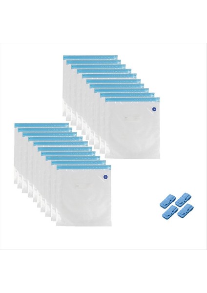 3D Filament Yeniden Kullanılabilir Sıkıştırma Depolama Için 30X34 cm Yazıcı Sarf Malzemeleri Vakum Torbaları (Yurt Dışından)