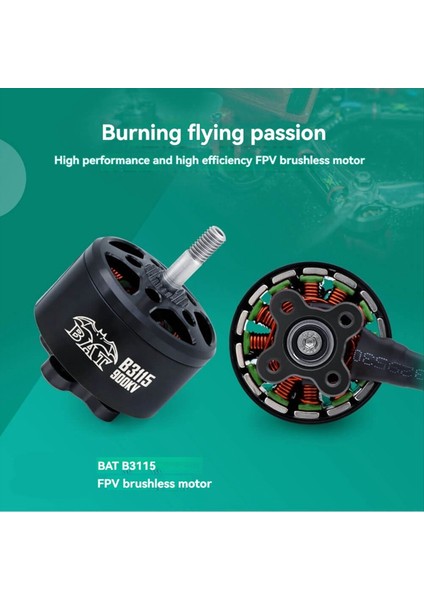 Surpasshobby Bat 3115 Fırçasız Motor 900KV Drone Fpv Yarış Parçaları Dıy Aksesuarları (Yurt Dışından) fiyatları
