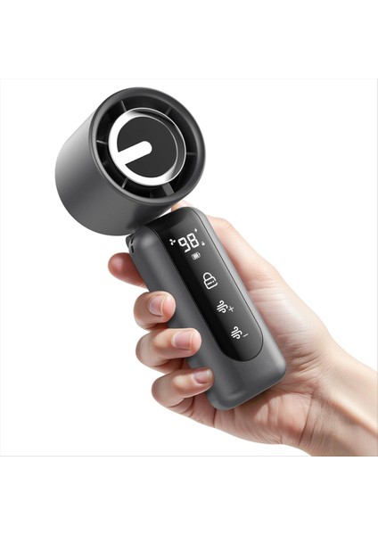 Taşınabilir El Tipi Mini Vantilatör, 4000MAH Pil Şarj Edilebilir, Aı Dijital Ekran, Kadınlar, Erkekler, Kamp, Seyahat, Yaz Için Hediyeler (Yurt Dışından) fiyatları