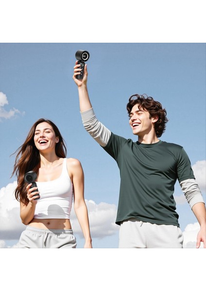 Taşınabilir El Tipi Mini Vantilatör, 4000MAH Pil Şarj Edilebilir, Aı Dijital Ekran, Kadınlar, Erkekler, Kamp, Seyahat, Yaz Için Hediyeler (Yurt Dışından) fırsatları