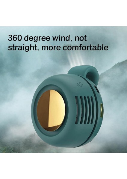 Küçük Whirlwind Klipsli Bel Boyun Vantilatörü, Taşınabilir Şarj Edilebilir Mini Kemer Vantilatörü, Sessiz, - Ofis ve Spor Salonu Için Ideal (Yurt Dışından) modelleri