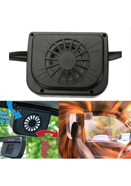 Hava Menfezi Soğutma Fanı Soğutucu Radyatör Klima Havalandırma Araba Güneş Egzoz Gücü (Yurt Dışından) modelleri