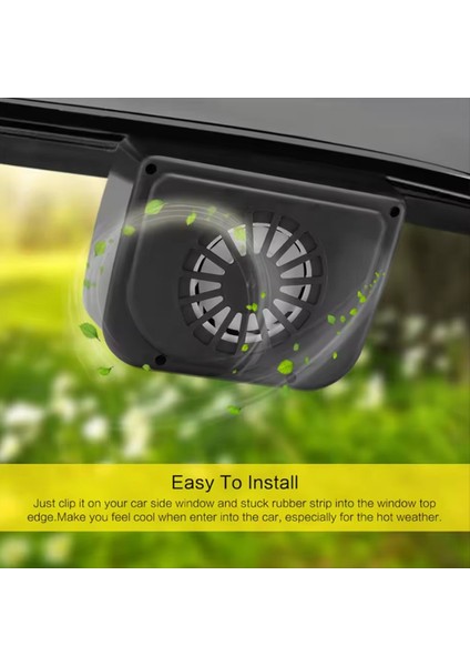 Hava Menfezi Soğutma Fanı Soğutucu Radyatör Klima Havalandırma Araba Güneş Egzoz Gücü (Yurt Dışından) fırsatları