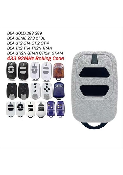 Gt4 Gtı2 Gtı4 Serisi El Tipi Verici Için 5 Adet 2 Anahtarlı Garaj Kapısı Uzaktan Kumandası 433.92MHZ Değişken Kod (Yurt Dışından) indirimleri