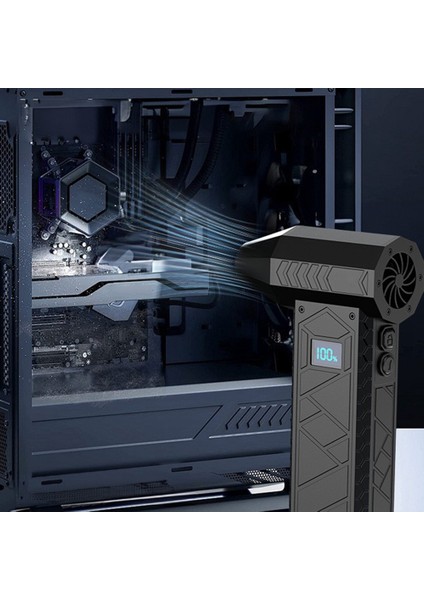 Mini Fan, 130000 Rpm El Tipi Elektrikli Fırçasız Hava Üfleyici Şiddetli 3 Hızı Endüstriyel, B (Yurt Dışından) fiyatları