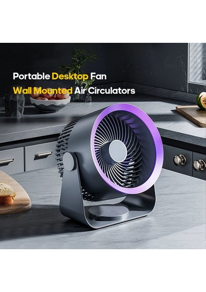 Çok Işlevli Elektrikli Fan Sirkülatörü Kablosuz Taşınabilir Ev Sessiz Vantilatörü Masaüstü Duvar Tavan Hava Soğutucu (Yurt Dışından) modelleri