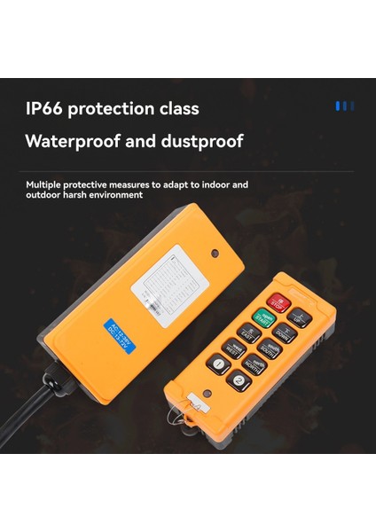 Endüstriyel Kablosuz Vinç Radyo Uzaktan Kumanda Sistemi 1 Verici 10 Kanal Hız Kaldırma Anahtarı (Yurt Dışından) modelleri