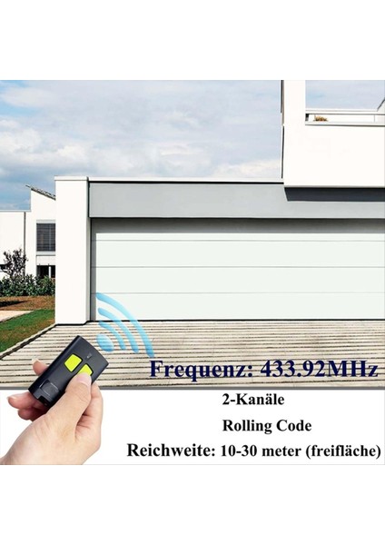 3 Adet To.go 2VA Açıcı Garaj Kapısı Uzaktan Kumandası 433.92MHZ Değişken Kodlu El Tipi Verici (Yurt Dışından) indirimleri