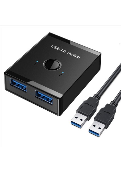 USB Switch Kvm Hub 3.0 Switcher Seçici Pc Klavye Fare Yazıcı 1 Paylaşım 2 Cihaz (Yurt Dışından) fiyatları