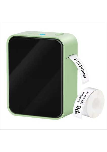 P15 Mini Etiket Makinesi Bluetooth D11, D110, D101 Termal Yazıcı El Tipi Etiket Makinesi Dıy Yeşil ile Benzer (Yurt Dışından)