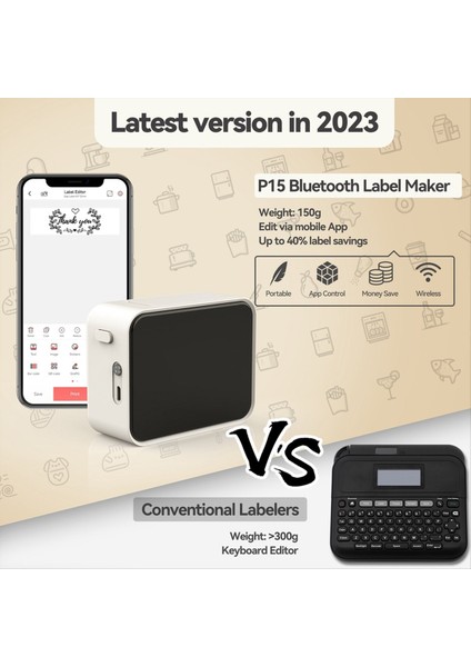 P15 Mini Etiket Makinesi Bluetooth D11, D110, D101 Termal Yazıcı El Tipi Etiket Makinesi Dıy Yeşil ile Benzer (Yurt Dışından) fırsatları