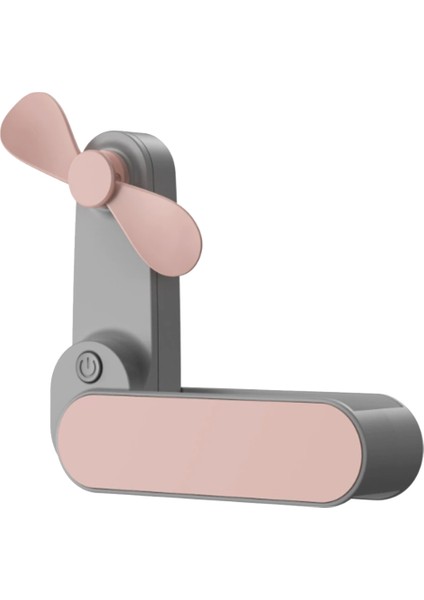 Kişisel Fan Şarj Edilebilir El Tipi USB Fanlar 2 Hız Ayarlanabilir Soğutma Sessiz Çalışma Mini Katlanabilir (Yurt Dışından)