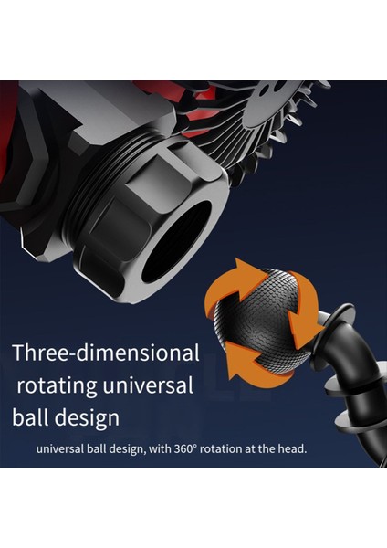 Araba Çift Kafalı Vantilatör Vantuz Montajlı Arka Koltuk 360 Derece Ayarlanabilir Çok Fonksiyonlu Hava Soğutma (Yurt Dışından) indirimleri