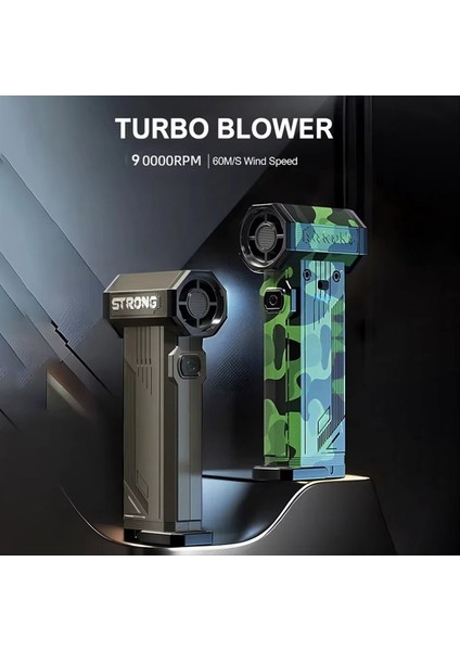 Üfleyici 90000 Rpm Güçlü Hava Fırçasız Motor Itiş Turbo Fan 8000MAH Güçlü Araba B (Yurt Dışından) fırsatları