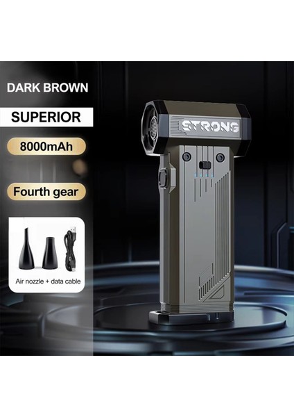 Üfleyici 90000 Rpm Güçlü Hava Fırçasız Motor Itiş Turbo Fan 8000MAH Güçlü Araba B (Yurt Dışından) indirimleri