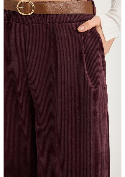 Kadife Geniş Kesim Pantolon fırsatları