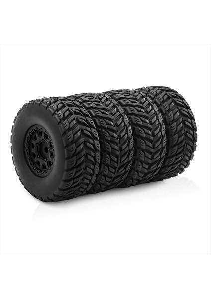 Arrma 1/14 Mini Mojave Grom Rc Araba Yükseltme Parçaları Aksesuarları Siyah Için 4 Adet Lastikli Jant (Yurt Dışından) modelleri