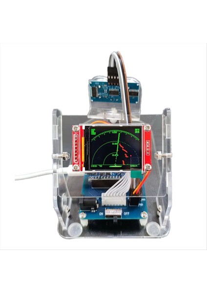Ultrasonik Radar Tarama Dedektörü Rc Ruh Hali Süslemesi 1/14 Kamyon 1/10 Paletli Araba 1 M (Yurt Dışından)