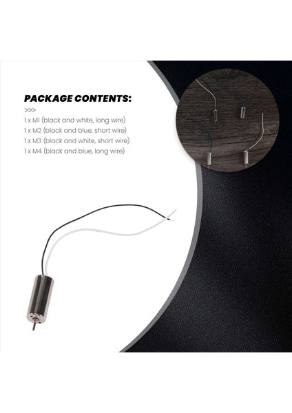 Motor 8520 Fırçalı Yedek Parça Tamir Parçası Drone Rc Quadcopter Cw Ccw Için 4 Adet (Yurt Dışından) modelleri