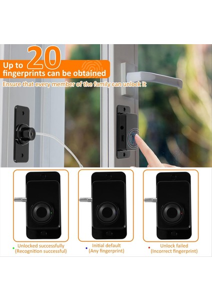 Parmak Izi Buzdolabı Kilidi, Çekmeceler, Bulaşık Makinesi, Tuvalet ve Diğer Dolaplar Için Akıllı Buzdolabı Güvenlik Kilidi (Yurt Dışından) fırsatları