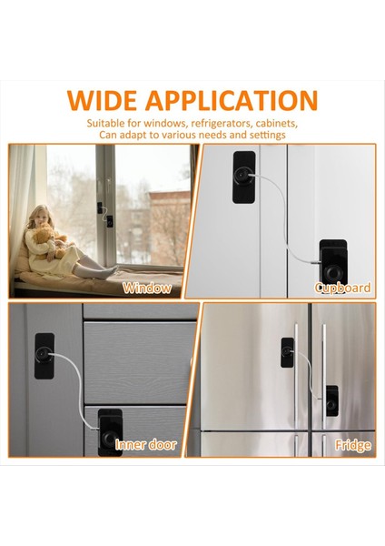 Parmak Izi Buzdolabı Kilidi, Çekmeceler, Bulaşık Makinesi, Tuvalet ve Diğer Dolaplar Için Akıllı Buzdolabı Güvenlik Kilidi (Yurt Dışından) indirimleri
