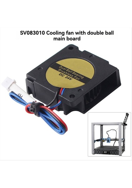 SV08 24V 3010 Hidrolik Çift Bilyalı Rulmanlı Üfleme Radyal Ekstruder Soğutma Fanı Turbo, 15.000 Rpm Yüksek Hızlı (Yurt Dışından) fiyatları