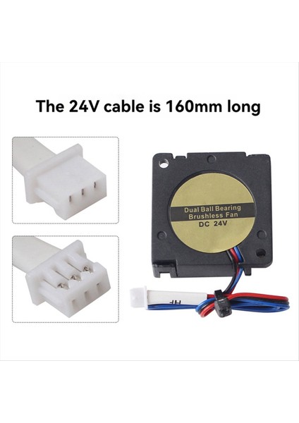 SV08 24V 3010 Hidrolik Çift Bilyalı Rulmanlı Üfleme Radyal Ekstruder Soğutma Fanı Turbo, 15.000 Rpm Yüksek Hızlı (Yurt Dışından) fırsatları